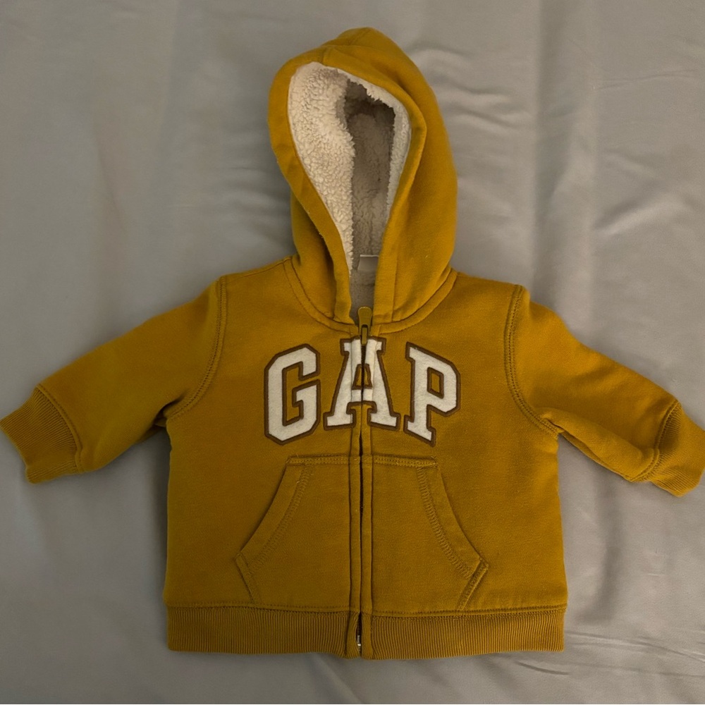 GAP zip-up baby hoodie